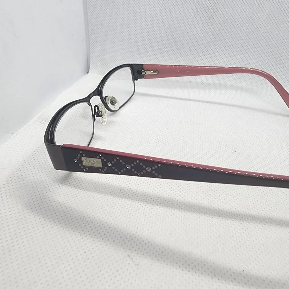 Candie's Vita Brown & Pink Prescription Glasses Frames